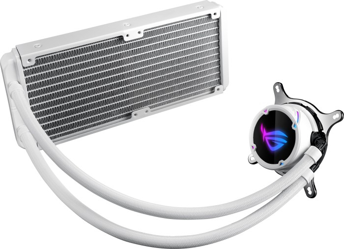 ASUS ROG Strix LC 240 RGB White Edition Processeur Refroidisseur de liquide tout-en-un 12 cm Blanc