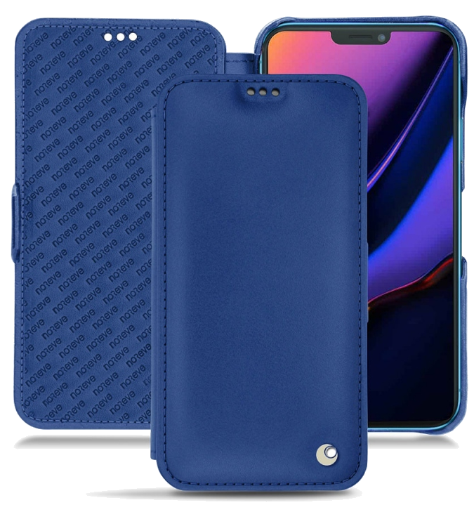Housse cuir Apple iPhone 11 - Rabat horizontalBleu