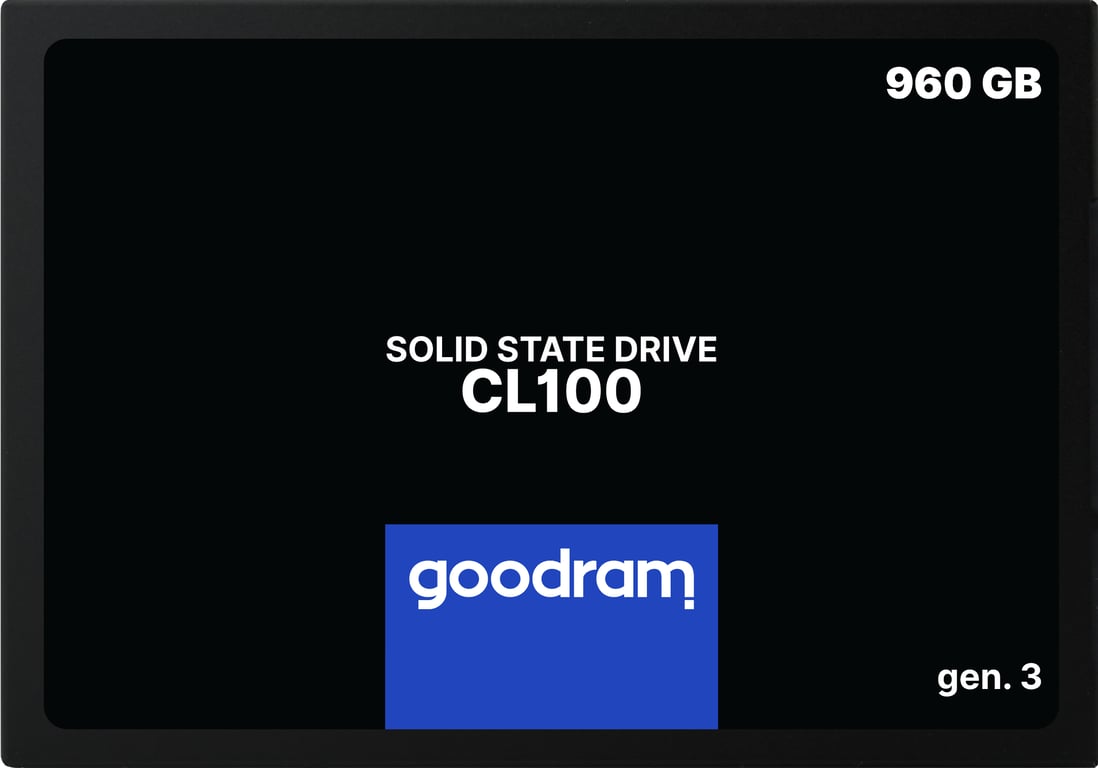Goodram CL100 gen.3 960 Go 2.5 Série ATA III 3D NAND Neuf