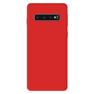 Coque silicone unie Mat Rouge compatible Samsung Galaxy S10 5G