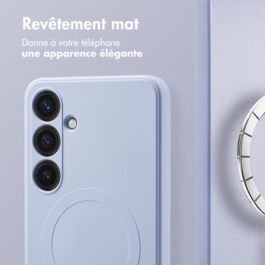 imoshion Coque Couleur avec MagSafe pour Samsung Galaxy S24 Plus - Lila