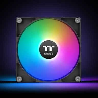 Thermaltake CT120 Reverse ARGB Carcasa del ordenador Ventilador 12 cm Negro 2 pieza(s)