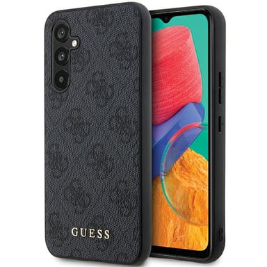 Funda Guess 4G Metal Gold Logo para Samsung Galaxy S23 FE, gris
