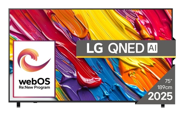 LG QNED AI 75QNED84A3C TV 190,5 cm (75'') 4K Ultra HD Smart TV Wifi Negro