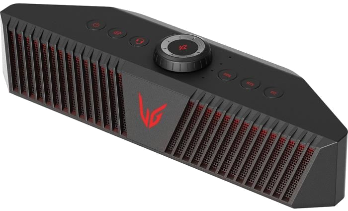 LG UltraGear GP9 - Enceinte Gaming - modes sonores spécifiques - micro Chat vocal - batterie intégré