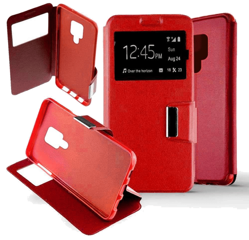 Etui Folio compatible Rouge Huawei Mate 20