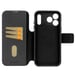 Decoded Funda folio para iPhone 17 Pro Max MagSafe de cuero con funda desmontable Negro