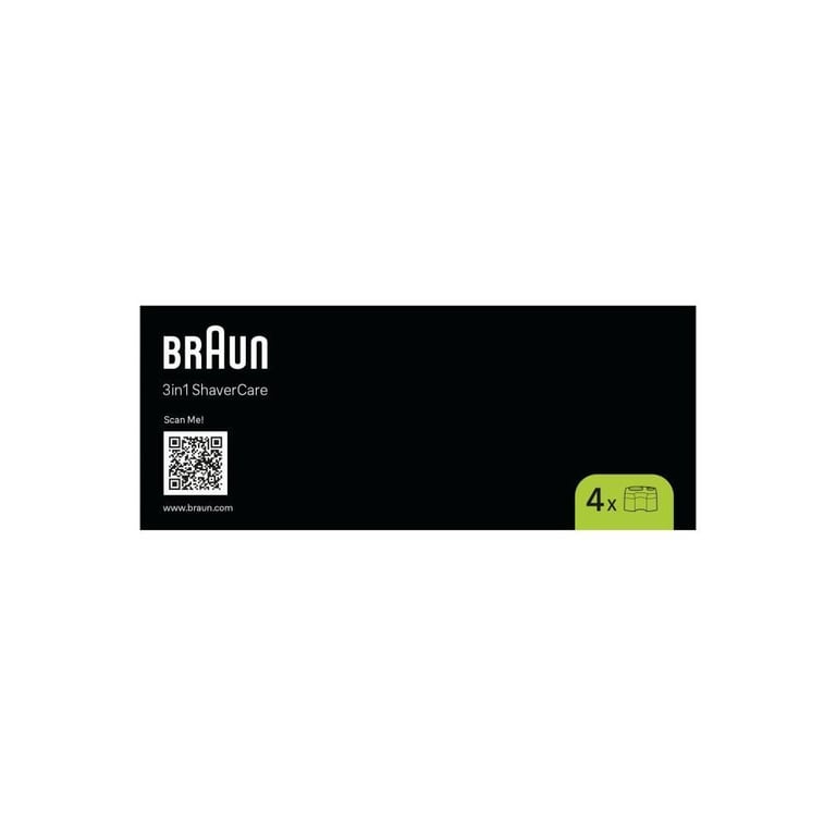 Cartouche Nettoyante BRAUN CCR4 – Pack De 4 Recharges, Compatible Stations SmartCare - vue 10