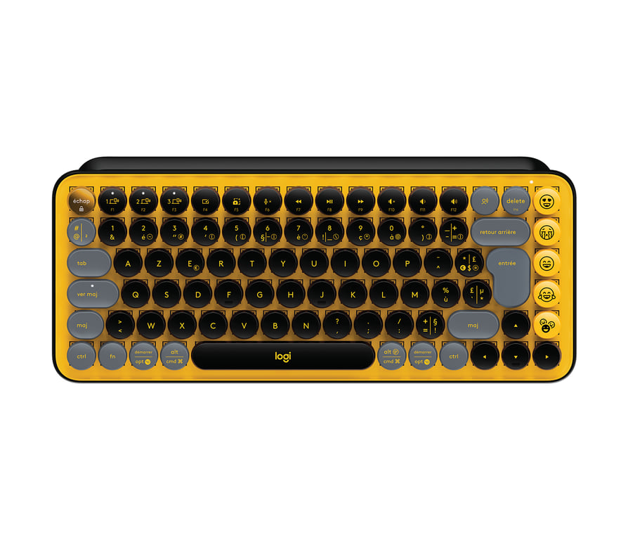 Clavier Pop Keys Multidispositif blast Jaune Logitech - vue 6