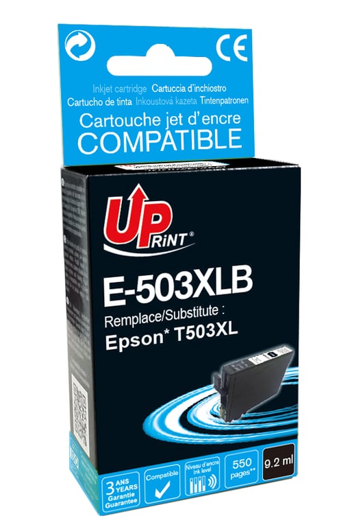 Cartouche encre UPrint compatible EPSON 503 Neuf - vue 4