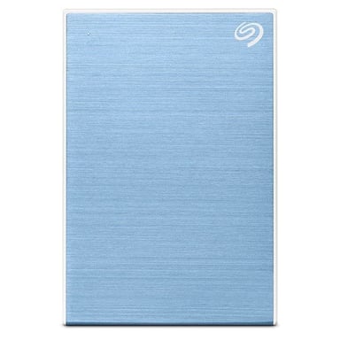 Seagate One Touch STKZ5000402 - Festplatte - 5 TB - extern (tragbar) - USB 3.0 - Hellblau - mit Seagate Rescue Data Recovery