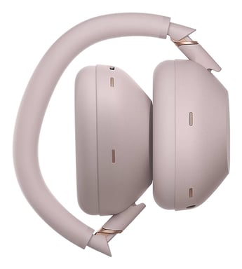 Cuffie sovraurali Sony WH1000XM6 con cancellazione attiva del rumore, rosa cipria