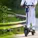 Scooter eléctrico - ECROSS DUO - 800 W - Neumáticos 10 - Max 25 km/h - Autonomía hasta 60 km