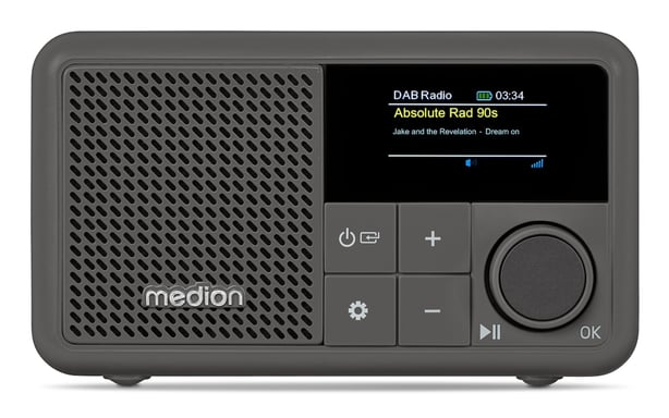 MEDION LIFE S66822 Radio portátil digital gris