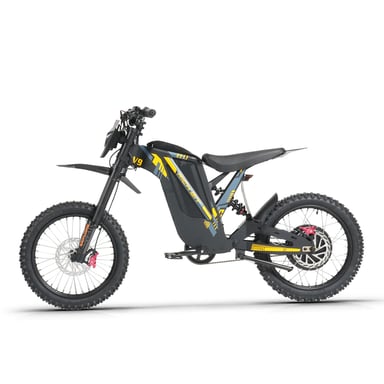 Moto tout-terrain électrique RICH BIT V9 Ultra, batterie 48 V 20 Ah, suspension intégrale, pneus tout-terrain 17 pouces