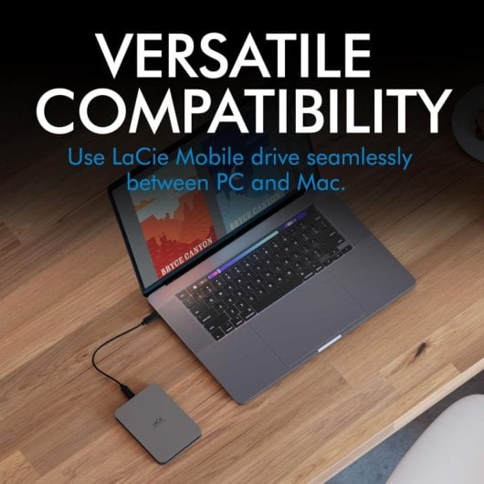 LaCie Mobile Drive Secure disque dur externe 4 To USB Type C 3.2 Gen 1 3.1 Gen 1 Neuf - vue 3