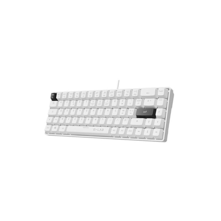 Clavier Gamer The G Lab KEYZ HYDROGEN 60% Format Compact Touches Filaire - vue 5