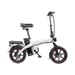DYU A5 14'' Bicicletta elettrica pieghevole 25km/h - Motore 350W Batteria 48V7.5Ah Freni a disco - Bianco