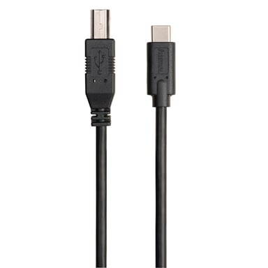 Cavo USB-C, USB 2.0, c . maschio USB-C - c . maschio USB-B, 480 Mbit/s, 1, 80m