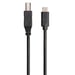 Cavo USB-C, USB 2.0, c . maschio USB-C - c . maschio USB-B, 480 Mbit/s, 1, 80m