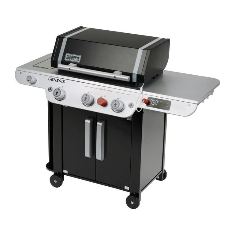 Grand barbecue Weber Genesis KLEIN 9445 Bois FSC Avec accessoires Dès - vue 3