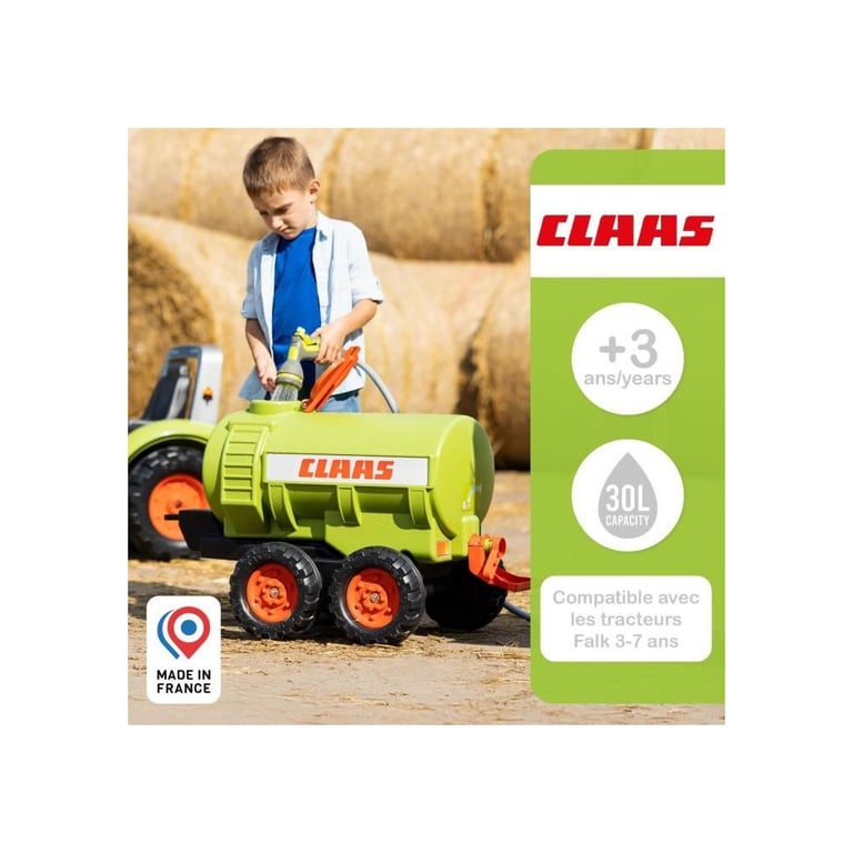Remorque Citerne Claas FALK Capacité Adaptable avec les tracteurs FALK 3 100% Fabriqué en France - vue 2