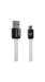 Cable plat vers Micro USB (1m) pour Android, Blanc Lumineux