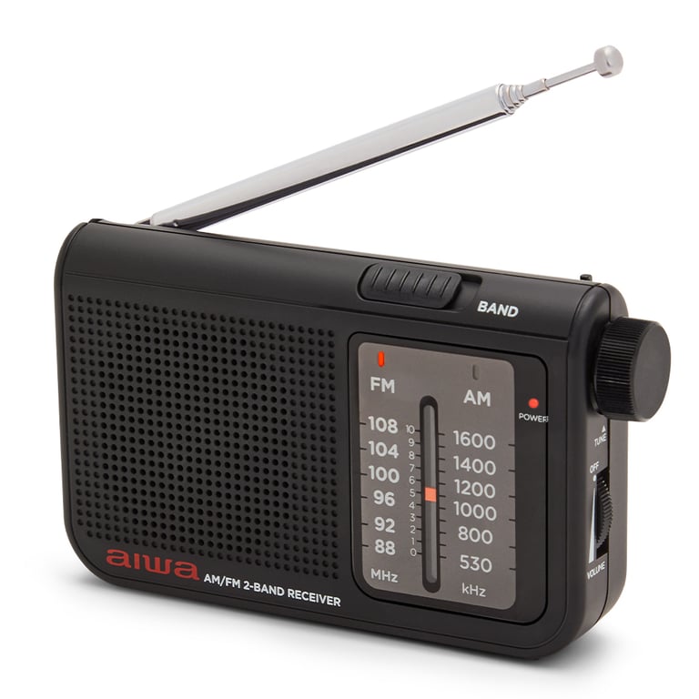 Radio Portable Aiwa RS-55BK – Analogique, AM/FM, Haut-parleur Intégré - vue 3