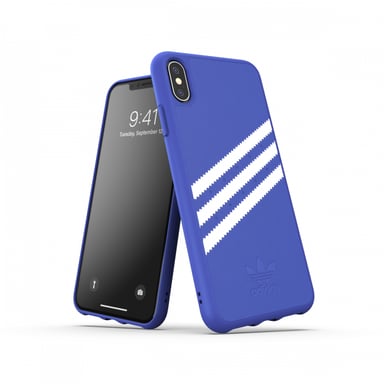 Adidas 32961 Cover per cellulare da 16,5 cm (6,5'') Blu, Bianco Apple iPhone XS Max