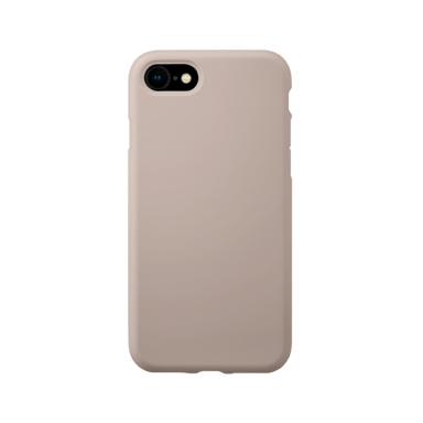 (O) Custodia antiurto in morbido silicone gel per Apple iPhone 12 mini, Rosa sabbia