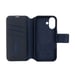 Étui pour iPhone 16 Folio MagSafe avec Porte-cartes et Coque Détachable Bleu nuit