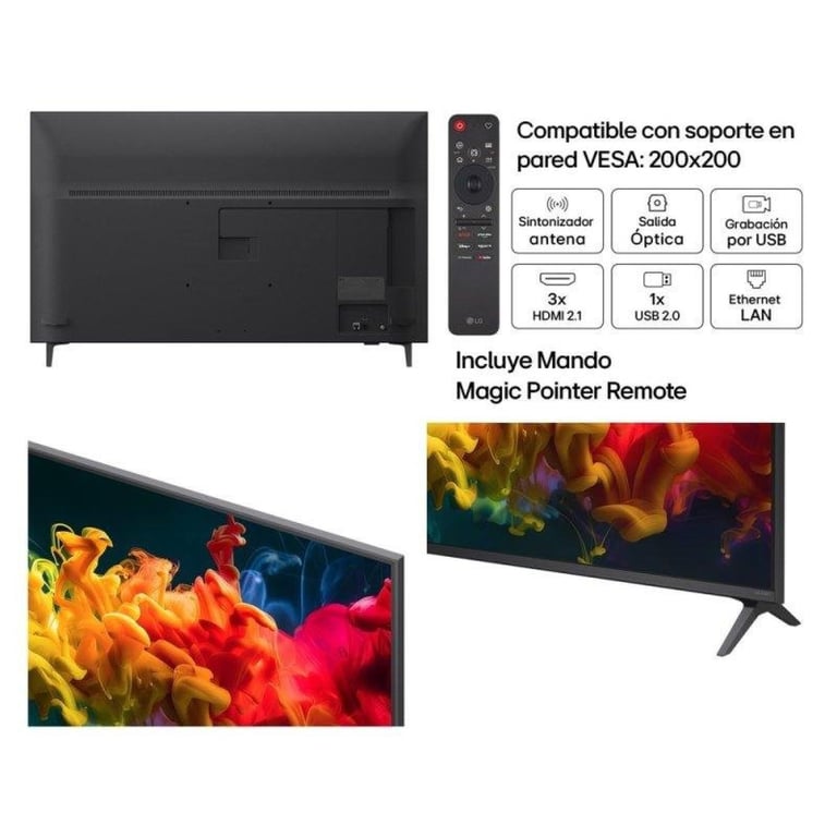 TV LG 4K QNED Evo MiniLED 43QNED81B 109 cm 2026 - vue 5