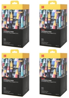 Kodak Pack cartouche et papier photo PHC120 480 tirages 10x15 cm - vue 1