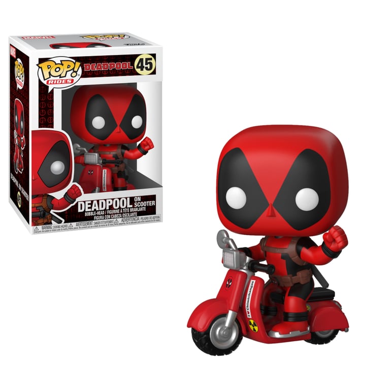 Funko Pop Rides Deadpool on Scooter - vue 2
