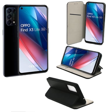 OPPO Find X3 LITE 5G Etui / Housse pochette protection noir