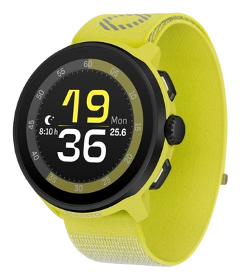 Suunto Run 3,35 cm (1.32 ) AMOLED 46 mm Numérique 466 x 466 pixels Écran tactile Noir, Jaune GPS (satellite) - Neuf