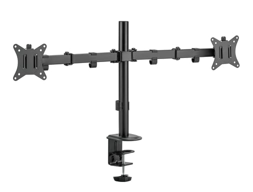 iggual SPM02 Supporto a morsetto per 2 monitor 17''-32''