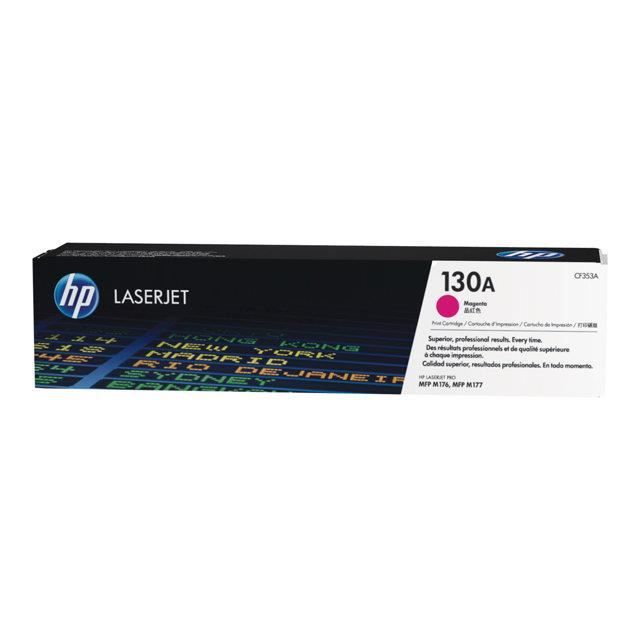 Cartouche de toner magenta HP 130A authentique pour HP Color LaserJet Pro MFP M176n/177 fw - Neuf