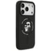 Karl Lagerfeld Silicone Karl&Choupette Ring MagSafe case pour iPhone 17 Pro Max noir