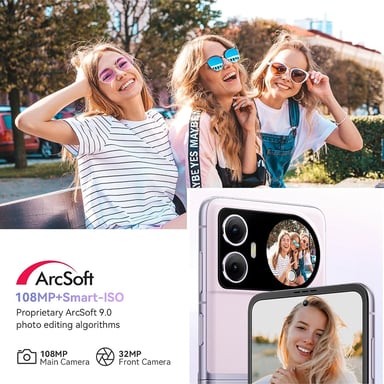 Blackview HERO 10 Teléfono Plegable, Pantalla AMOLED de 6.9 pulgadas, 12GB + 256GB, Cámara de 108MP, Carga Rápida de 45W, NFC, ID de Huella Digital, Android 13