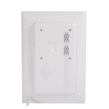 Cadre Photo Numérique 13 Pouces HD Avec Haut-Parleurs Et Lecture Vidéo Blanc YONIS