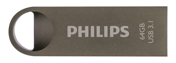 Philips Moon edition 3.1 unidad flash USB 64 GB USB tipo A 3.2 Gen 1 (3.1 Gen 1) Gris