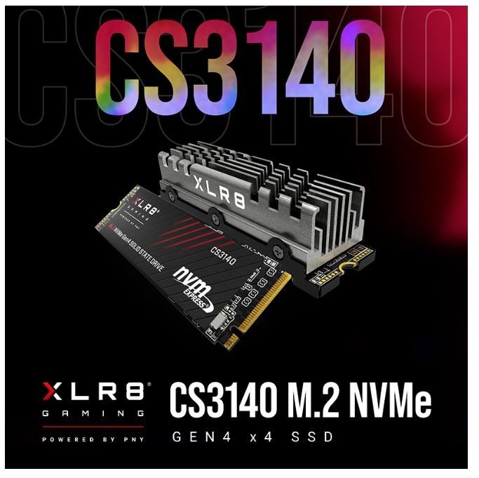 PNY CS3140 4 To .2 PCI Express 4.0 NVMe 3D NAND Neuf - vue 2