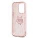 Custodia Karl Lagerfeld per iPhone 15 Pro 6.1'' rosa Custodia rigida IML Choupette Head & Monogram