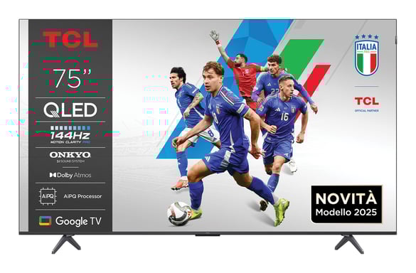 TCL P8K 75P8K TV 190,5 cm (75'') 4K Ultra HD Smart TV Wifi Métallique 350 cd/m²