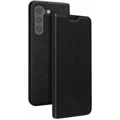 BigBen Connected Funda con cierre para Galaxy S22 5G Folio con tarjetero y soporte para vídeos Negro