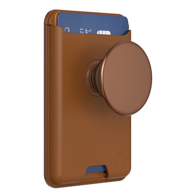 Custodia per schede MagSafe modello PopWallet con supporto PopGrip e selfie