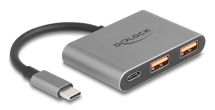 DeLOCK 64337 hub & concentrateur USB 3.2 Gen 2 3.1 Gen 2 Type C 10000 Mbit/ Neuf