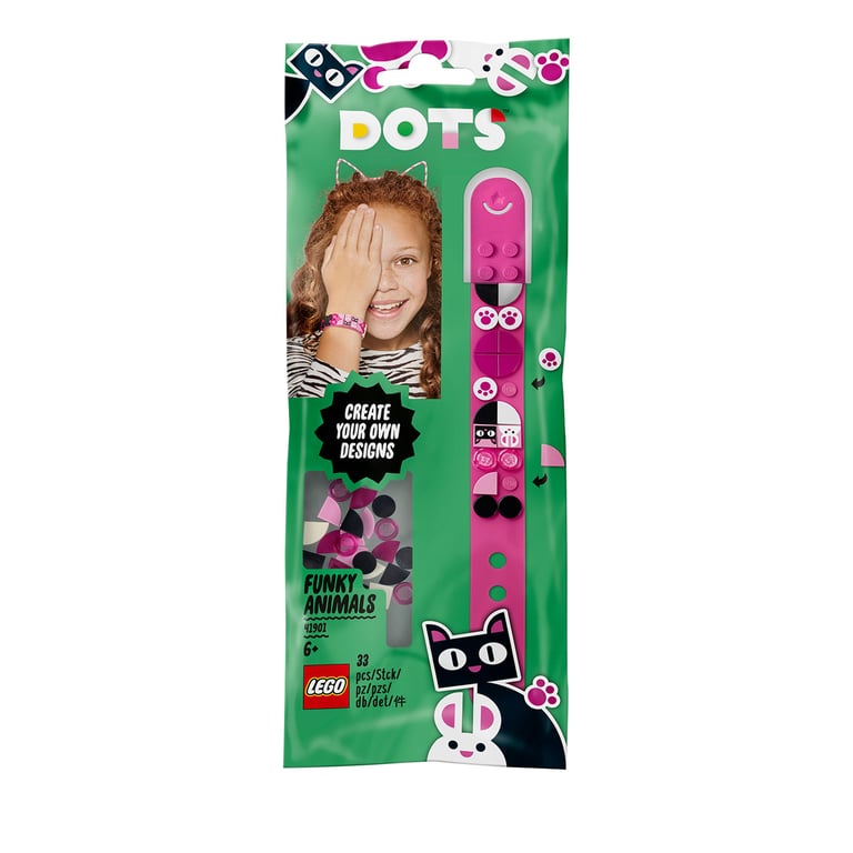 Lego Dots Bracelet Petits Animaux Funky 41901 Neuf