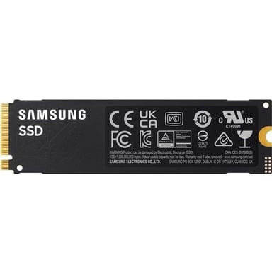 SSD SAMSUNG SERIE 990 M.2 1 TB 2280 PCIe Gen 4.0 x4 NVMe 2.0 Lectura 7150 MB/s Escritura 6450 MB/s MZ-V9V1T0BW